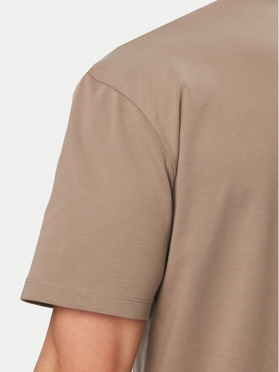 HUGO HUGO Футболка Dalile 50505201 Світло-коричневий Regular Fit
