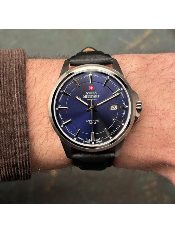 Swiss Military by Chrono Swiss Military by Chrono Hodinky SM34104.10 Černá