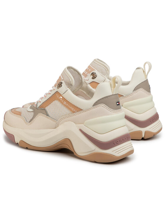 Tommy Hilfiger Sneakers Internal Wedge Sporty Sneaker FW0FW04704 Bej |  Modivo.ro