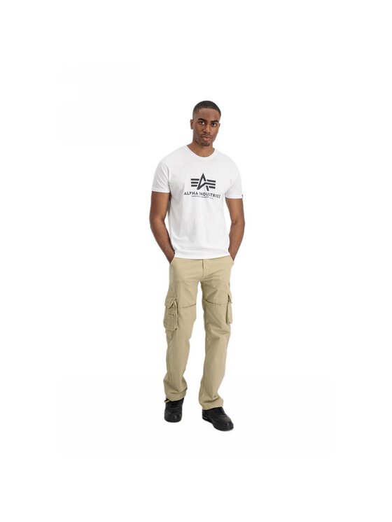 Alpha Industries Alpha Industries Súprava tričiek AI.106524-09-4XL Biela Basic Fit