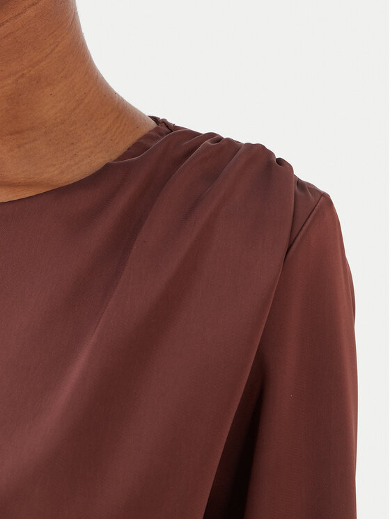 Rinascimento Rinascimento Blūze CFC0126404003 Brūns Regular Fit