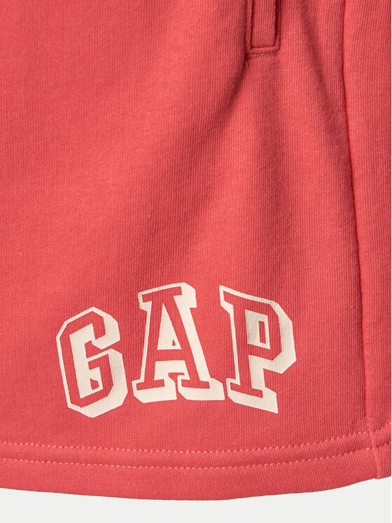 Gap Gap Športové kraťasy 885590-02 Koralová Relaxed Fit