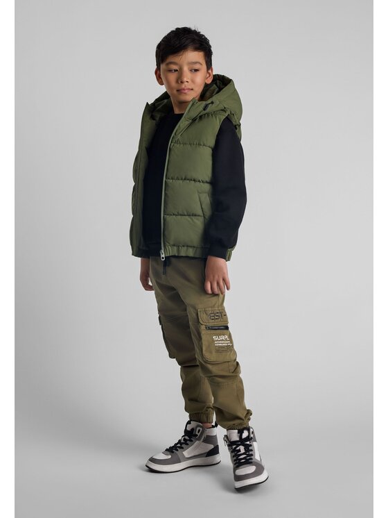 minoti minoti Spodnie cargo 27PANT44 Khaki Regular Fit