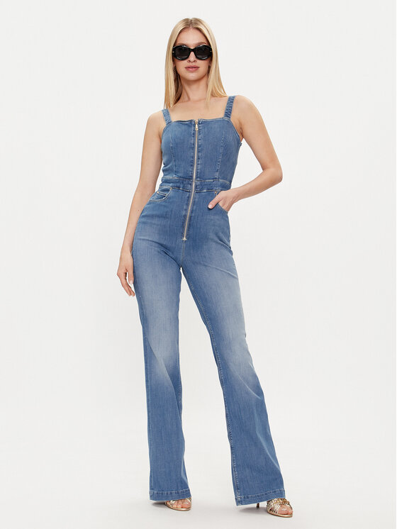 Guess Guess Kombinezon Mariposa W4GD0O D5B42 Plava Regular Fit