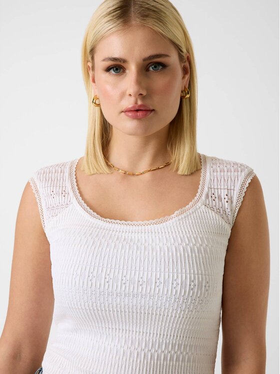 Guess Guess Top 182052 Bílá Classic Fit