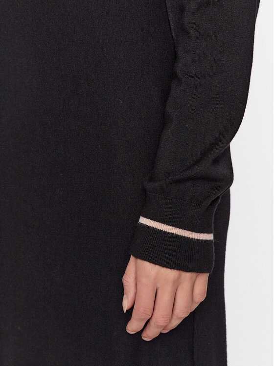 Liu Jo Sport Liu Jo Sport Трикотажна сукня TF3128 MS49I Чорний Regular Fit
