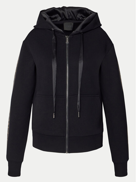Guess Guess Mikina W5RQ03 KBYE2 Černá Regular Fit