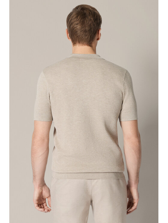 Lancerto Lancerto Polo Mirko PO073126000015 Beżowy Regular Fit
