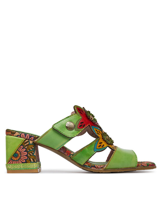 Laura Vita Laura Vita Шльопанці Jacqueso 09 Зелений