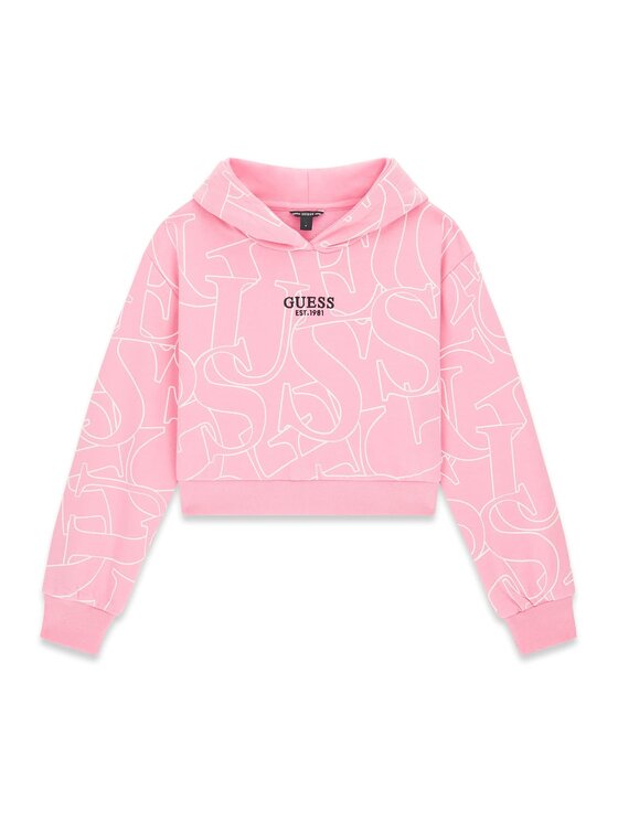 Guess Guess Bluza J6YQ10 K3908 Różowy Regular Fit