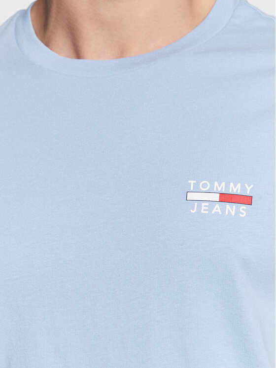 Tommy Jeans Tommy Jeans Majica Chest Logo DM0DM10099 Svetlo modra Regular Fit