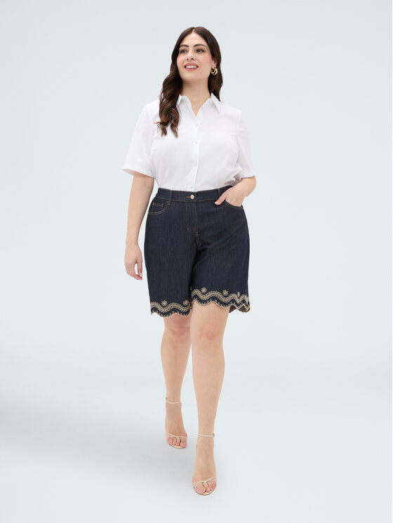 Fiorella Rubino Fiorella Rubino Szorty jeansowe P452T005378N034 Niebieski Regular Fit