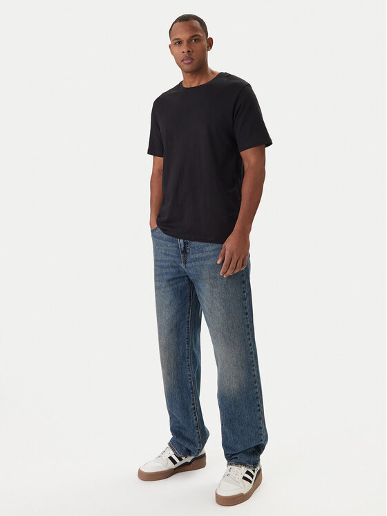 Jack & Jones Jack & Jones T-Shirt Orrganic Basic 12156101 Schwarz Slim Fit