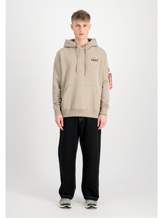Alpha Industries Alpha Industries Bluza NASA Orbit Hoodie Żółty Regular Fit