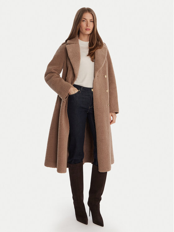 Guess Guess Kożuch W5BL62 W4190 Beżowy Regular Fit