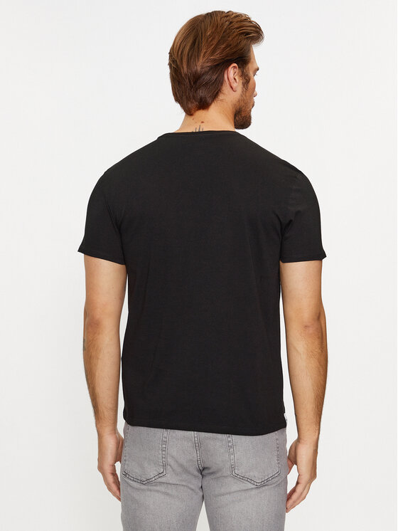 Lacoste Lacoste T-kreklu komplekts TH3451 Melns Regular Fit