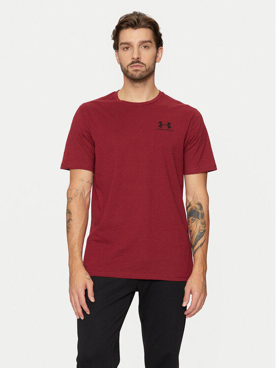 Under Armour Under Armour T-Shirt Ua M Sportstyle Lc Ss 1326799 Dunkelrot Loose Fit