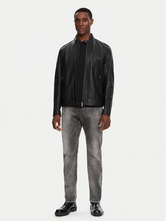 Balmain Balmain Blugi DH1MI043DE73 Gri Regular Fit