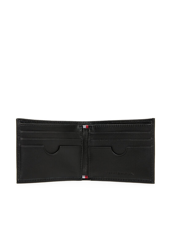 Tommy Hilfiger Tommy Hilfiger Μεγάλο Πορτοφόλι Ανδρικό Th Flag Mini Cc Wallet AM0AM13518 Μαύρο