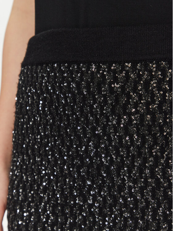 Liu Jo Liu Jo Fustă mini WF4023 MA06P Negru Regular Fit