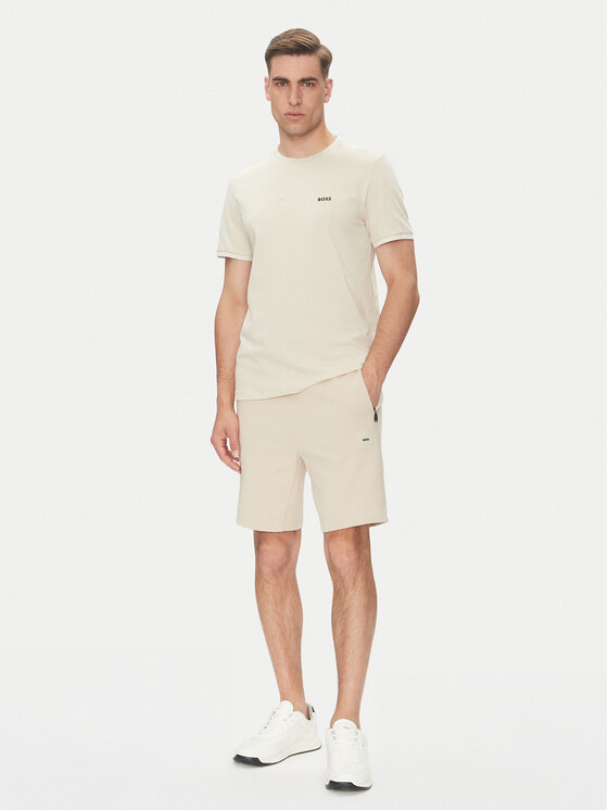 BOSS BOSS Póló Taul 50521245 Bézs Regular Fit