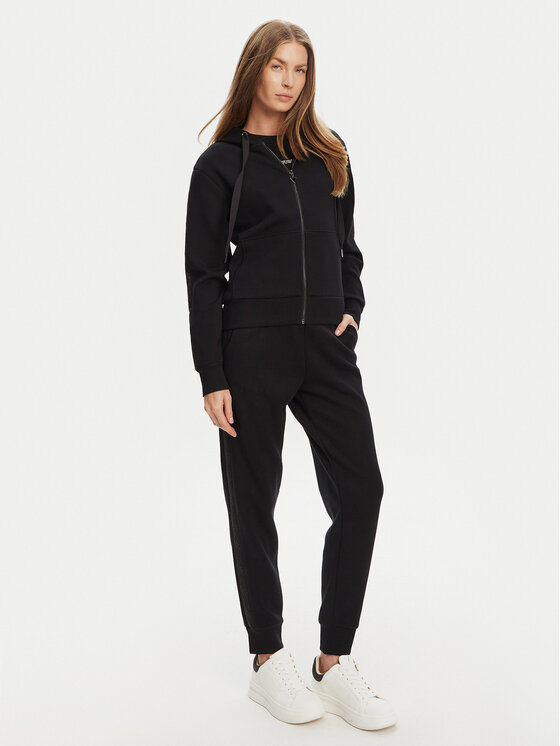 Guess Guess Teplákové kalhoty W5YB11 KBYE2 Černá Regular Fit