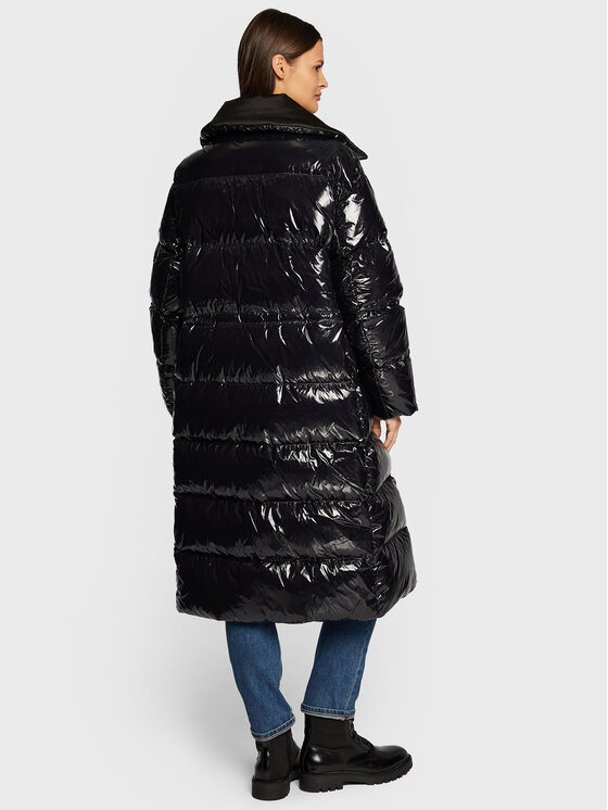 Calvin Klein Calvin Klein Vatovaná bunda High Shine K20K204687 Čierna Regular Fit