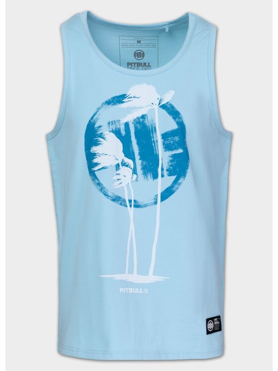 PITBULL PITBULL Tank top PALMS Niebieski Regular Fit