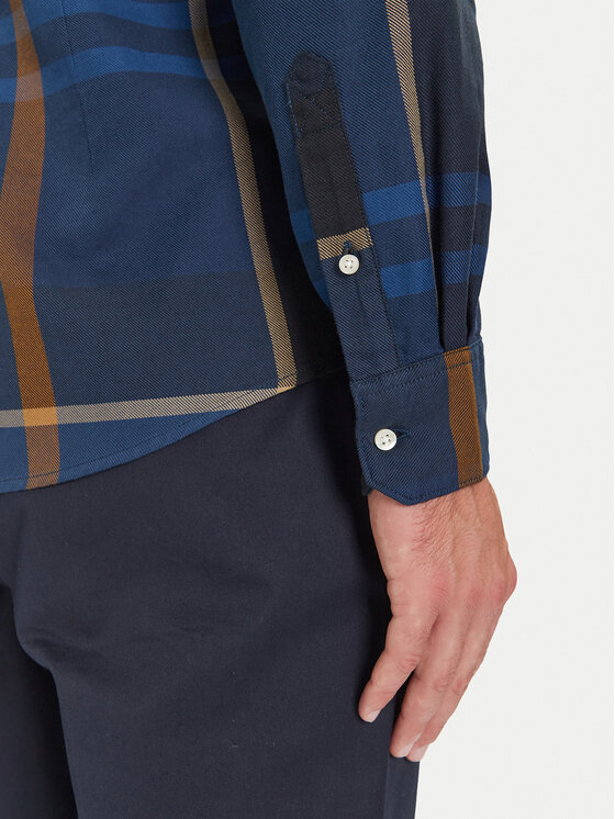 Barbour Barbour Koszula Dunoon MSH4980TN54 Granatowy Regular Fit