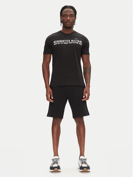 Aeronautica Militare Aeronautica Militare T-särk 251TS1942J538 Must Regular Fit