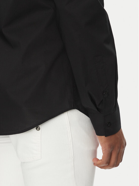 Versace Jeans Couture Versace Jeans Couture Πουκάμισο 78GALYS1 Μαύρο Slim Fit