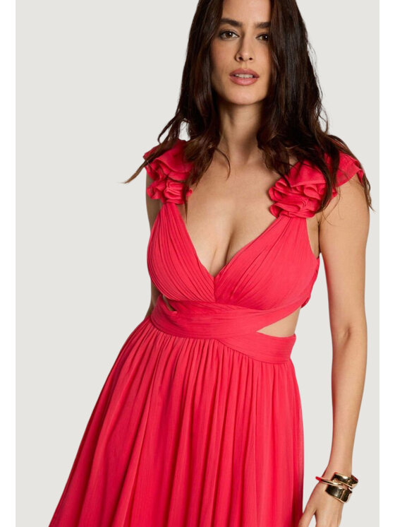 Morgan Morgan Официална рокля 251-RISSAL Коралов Regular Fit