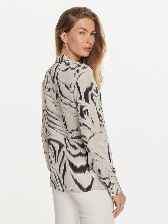 Guess Guess Camicia Clouis W4BH56 WGLA2 Bianco Regular Fit