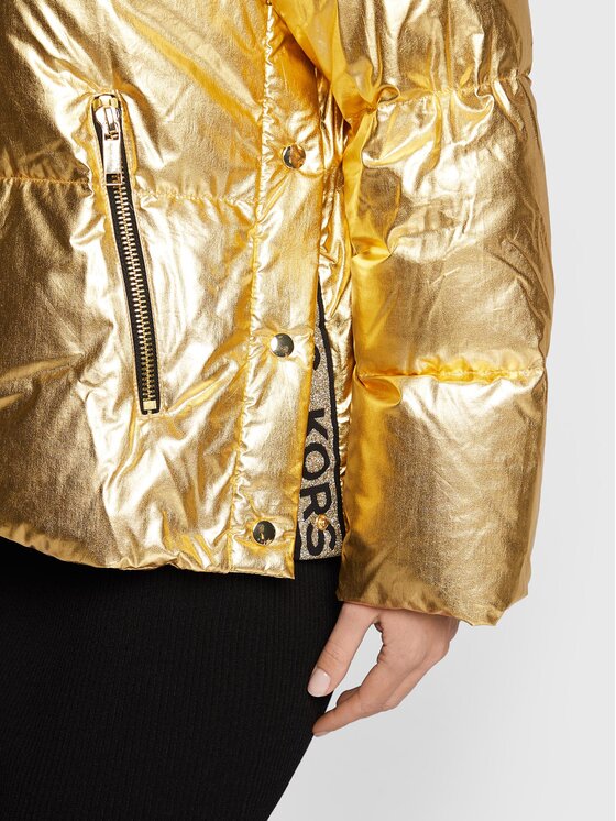 Michael kors gold jacket best sale