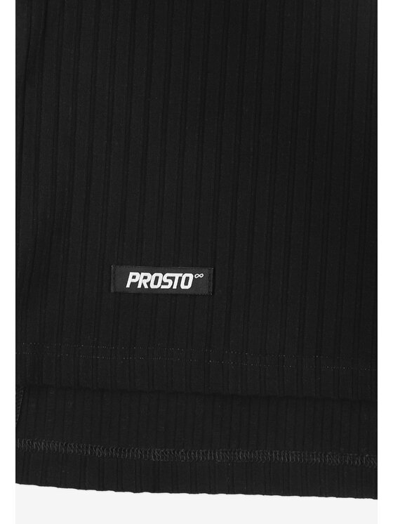 PROSTO. PROSTO. Top Bamboo Czarny Regular Fit