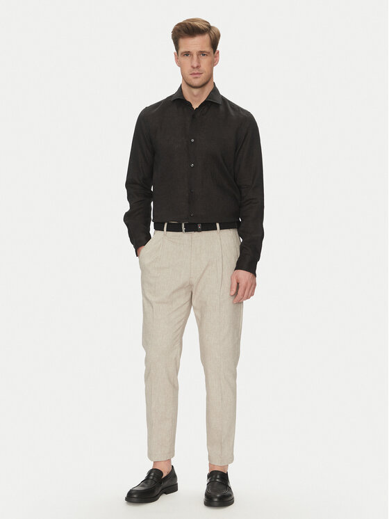 JOOP! JOOP! Cămașă 17 JSH-146Pai-W 30046075 Negru Slim Fit
