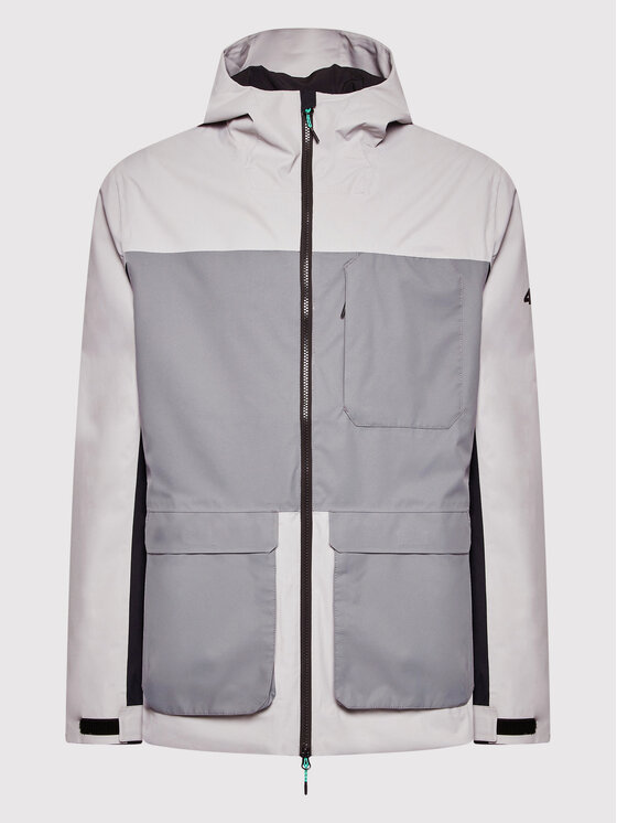 4F 4F Regenjacke H4L22-KUM060 Grau Regular Fit