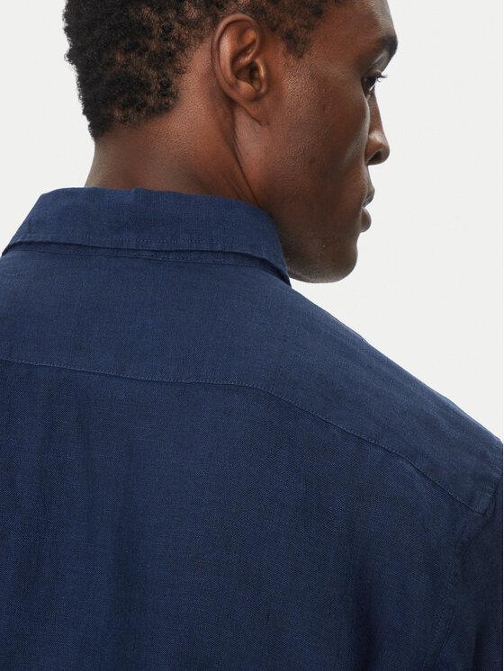 Michael Kors Michael Kors Camicia CS4400H4YT Blu scuro Relaxed Fit