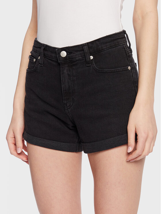 Női Farmer rövidnadrág Calvin Klein Jeans, Méret: 27, Fekete, J20J220645