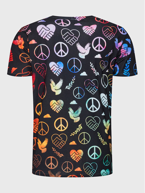 T-shirt Unisex Make Love Not War Multicolore