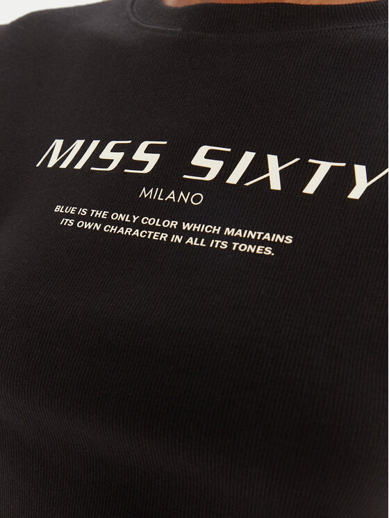 Miss Sixty Miss Sixty Majica 6L1SJ4300000 Črna Slim Fit