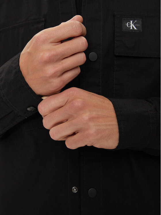 Calvin Klein Jeans Calvin Klein Jeans Сорочка Cargo J30J326970 Чорний Regular Fit