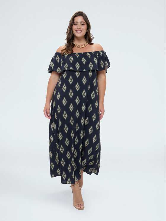 Fiorella Rubino Fiorella Rubino Sukienka wieczorowa 7000L101299N0Z3 Czarny A-Line Fit