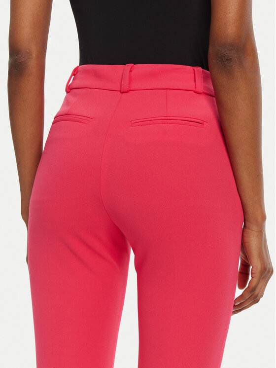 Rinascimento Rinascimento Hlače iz tkanine CFC0122742003 Roza Regular Fit