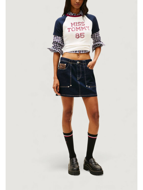 Tommy Jeans Tommy Jeans T-Shirt DW0DW22536 Λευκό Casual Fit