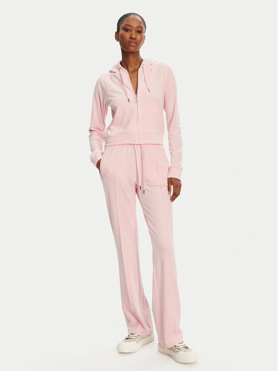 Juicy Couture Juicy Couture Mikina Madison JCWA122001 Růžová Slim Fit