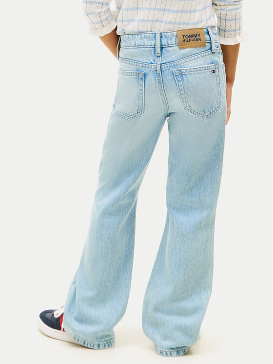 Tommy Hilfiger Tommy Hilfiger Jeansy KG0KG09115 Modrá Flared Leg