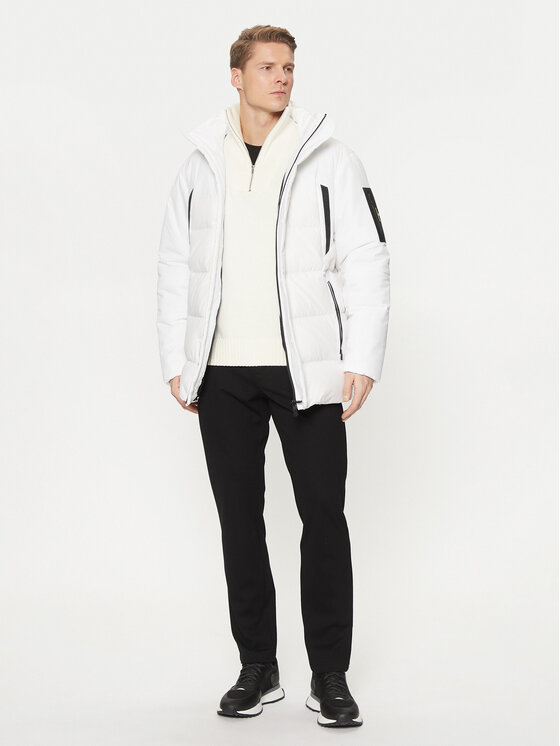 BOSS BOSS Pūkinė striukė J_Havoc 50515105 Balta Regular Fit