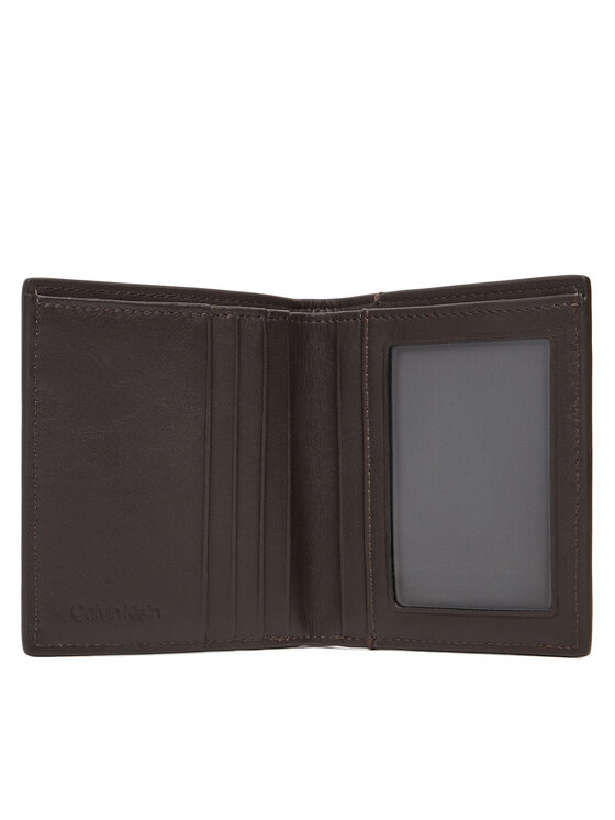 Calvin Klein Calvin Klein Veliki ženski novčanik Coated Ns Slim Billfold LV04D1084G Smeđa