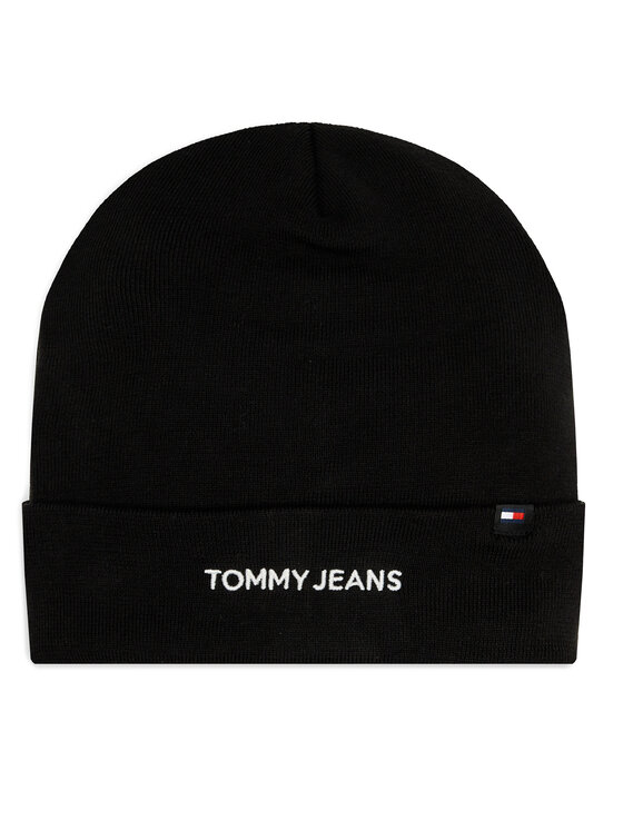 Căciulă Tommy Jeans Linear Logo AM0AM12025 Negru